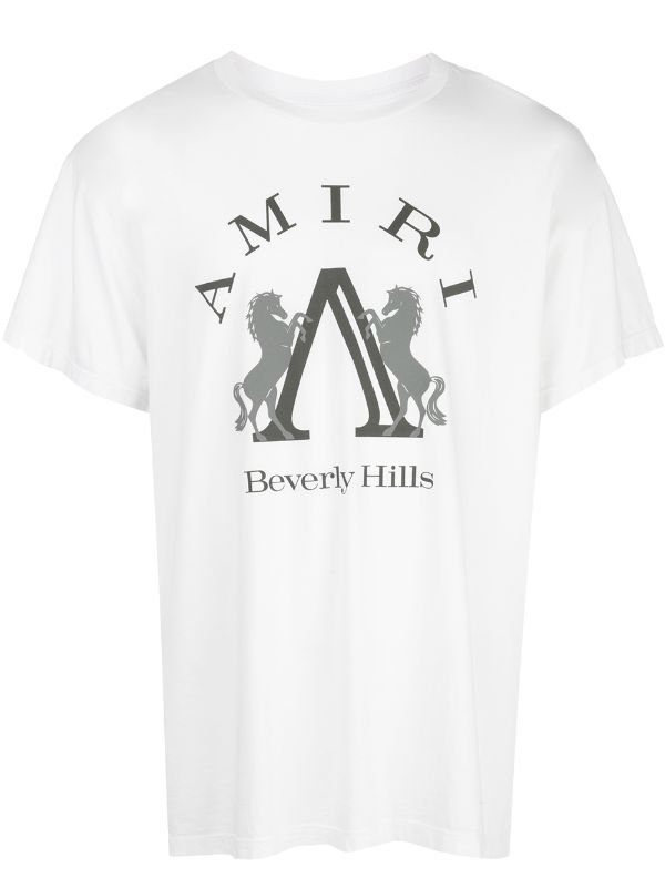 Beverly Hills Logo White T-shirt - Exclusive Wear