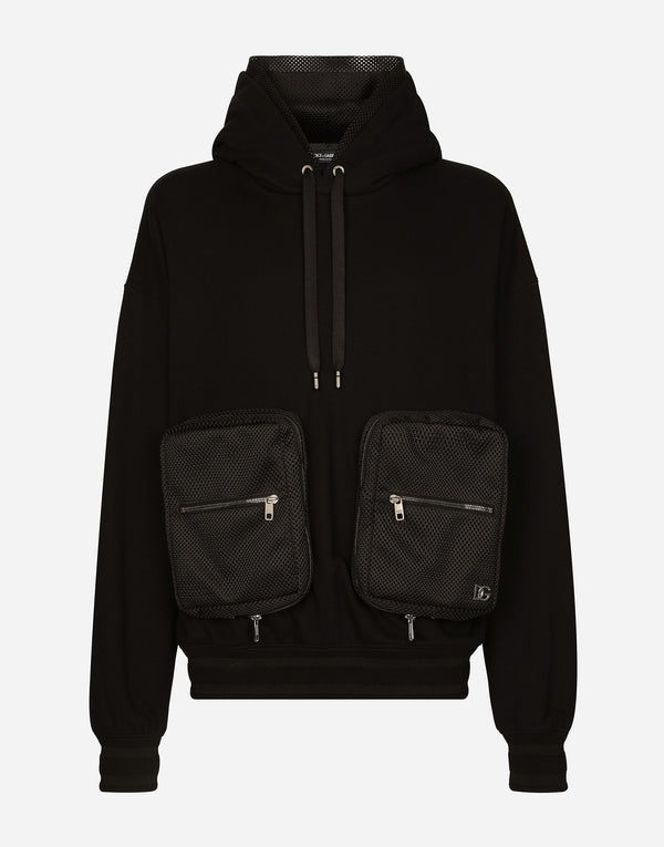 Black Hoodie with Large Pockets