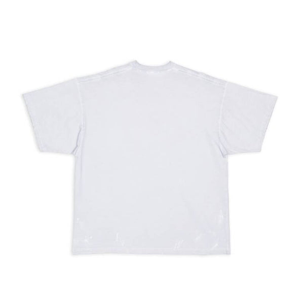 Metal Oversized White T-shirt - Exclusive Wear