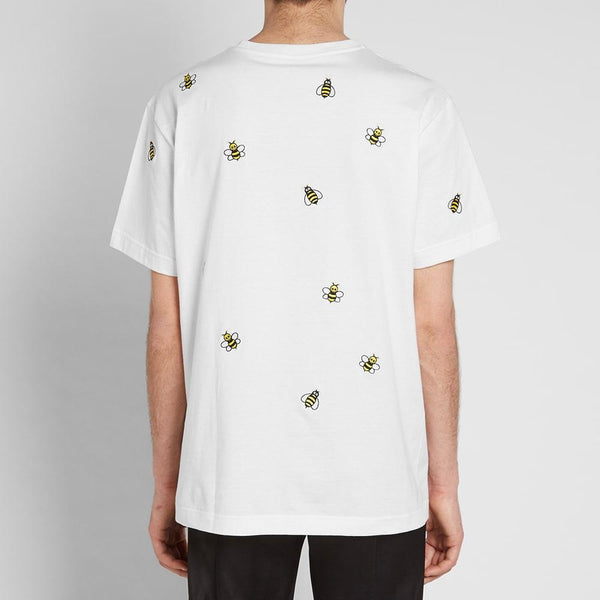 All Over Bee White T-Shirt - Exclusive Wear
