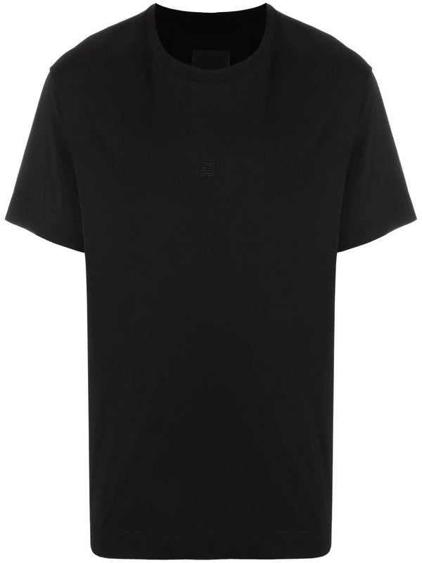 GVCH 4G EMBROIDERED Black T-SHIRT - Styledistrict