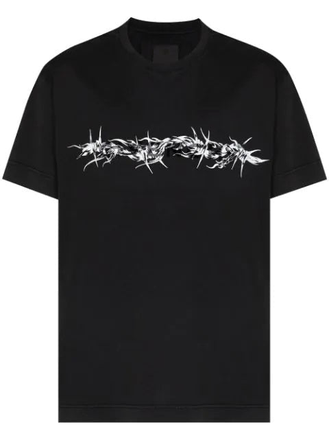GVCH barbed wire logo T-shirt - Styledistrict