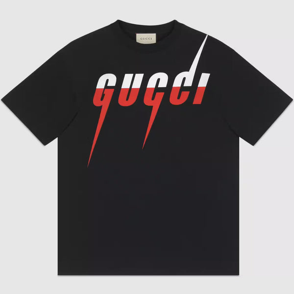 GUC Blade Print Black T-shirt - Styledistrict