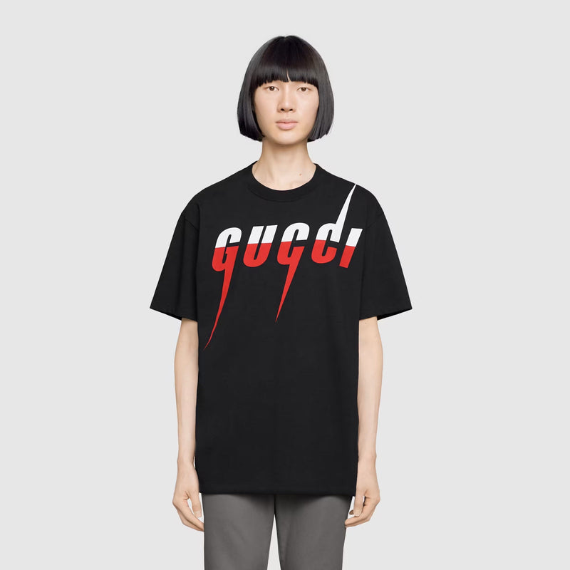 GUC Blade Print Black T-shirt - Styledistrict