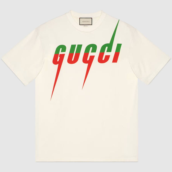 GUC Blade Print White T-shirt - Styledistrict