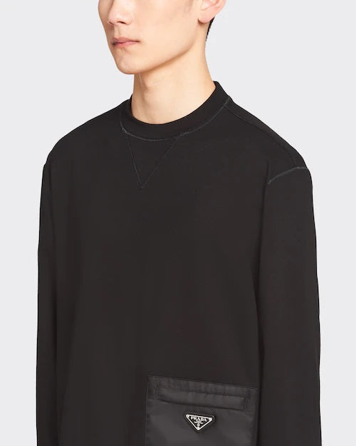 PRD Technical fabric Black Sweatshirt - Styledistrict